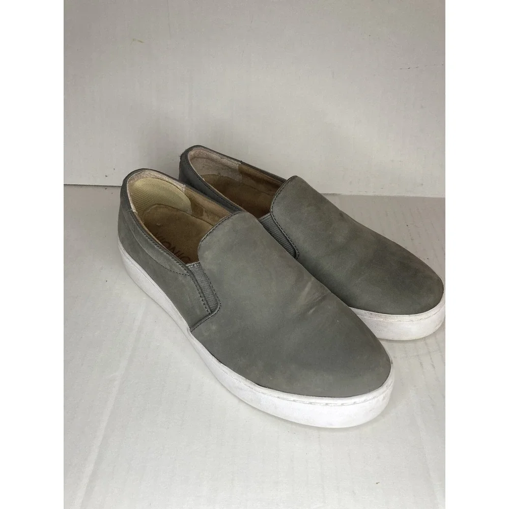 Vionic Shoes Slip On Loafer  Size 5 Casual‎ Sneakers Green Suede Leather